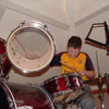 Rhys drumming - Really going for it